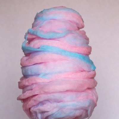 Pink and Blue Cotton Candy