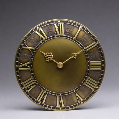 Vintage Brass Clock Face