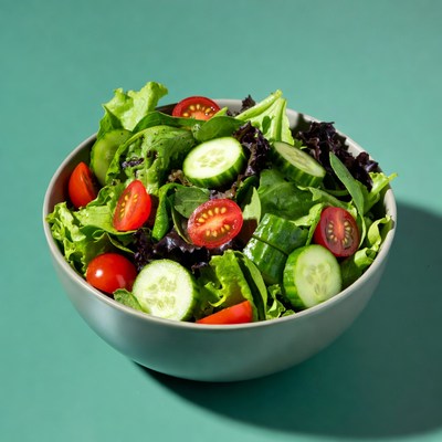 Fresh Garden Salad in Bowl