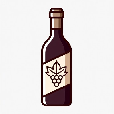 Wine Bottle Illustration
