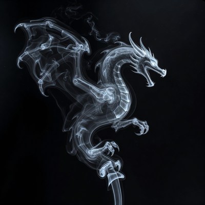 Smoke Dragon Illustration