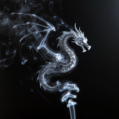 Smoke Dragon Illustration