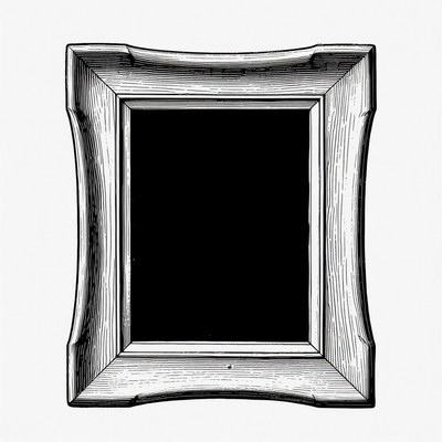 Ornate Empty Picture Frame