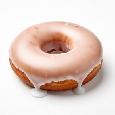 Glazed Pink Donut