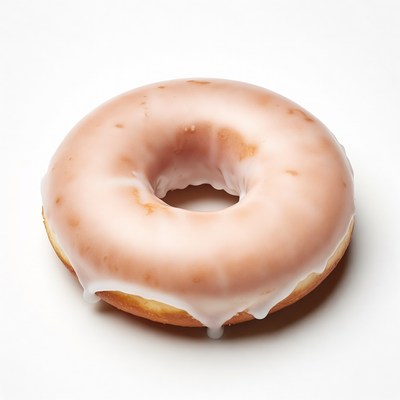 Glazed Pink Donut