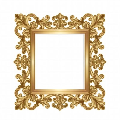 Gold Ornate Picture Frame