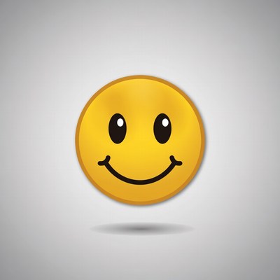 Smiling Yellow Emoji Face