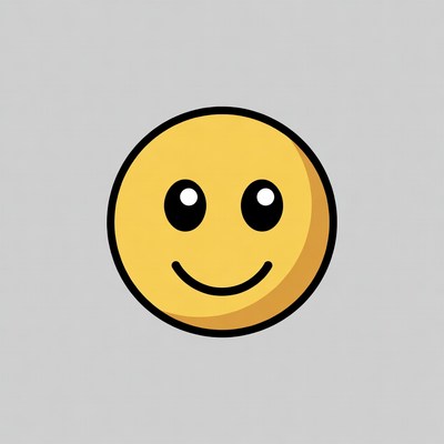 Yellow Smiley Face Emoticon