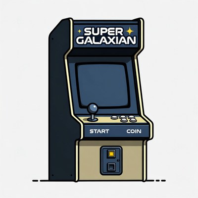 Super Galaxian Arcade Game Machine