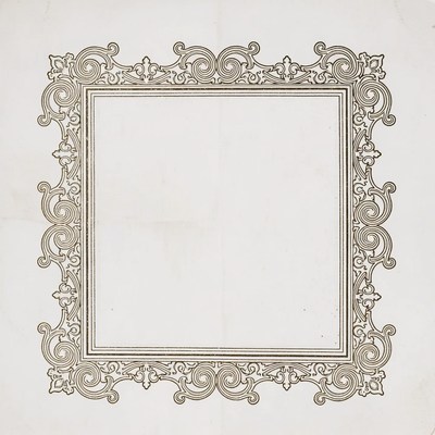 Ornate Empty Picture Frame
