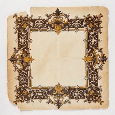 Ornate Vintage Blank Frame