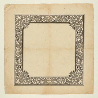 Ornate Vintage Blank Frame