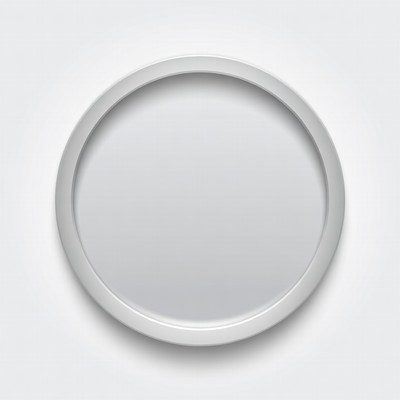 White Ceramic Plate Isolated