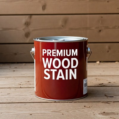 Premium Wood Stain Can
