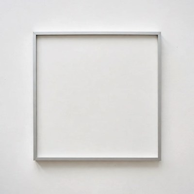 Empty Silver Picture Frame