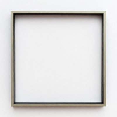 Empty White Picture Frame
