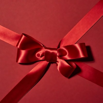 Red Gift Box with Satin Bow
