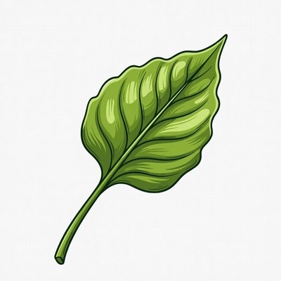 Green Leaf Illustration