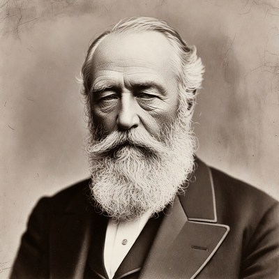 Elderly man with white beard