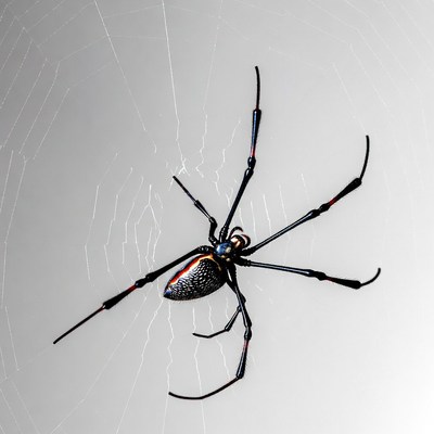 Golden Orb Weaver Spider on Web
