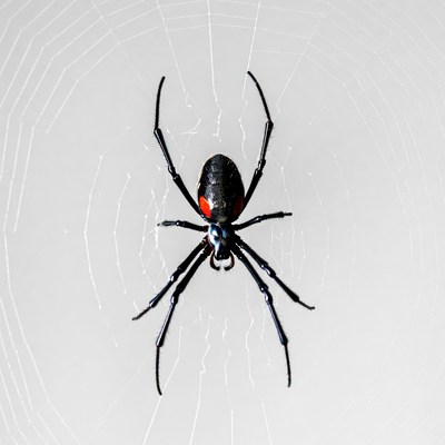 Black Widow Spider in Web
