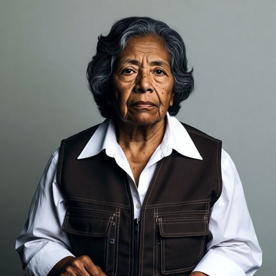 Elderly African-American woman portrait