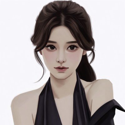 Beautiful Asian woman portrait