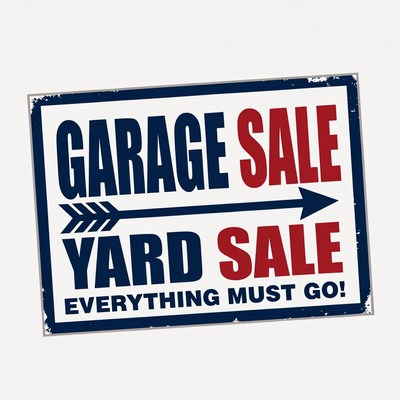 Garage Yard Sale Sign