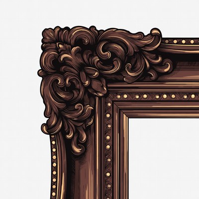 Ornate Vintage Picture Frame