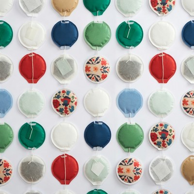 Colorful Tea Bags Grid Pattern