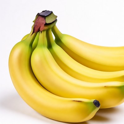 Bunch of ripe yellow bananas