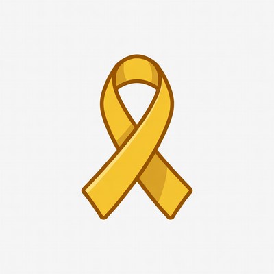 Yellow Ribbon Illustration