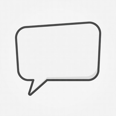 Empty Speech Bubble Illustration