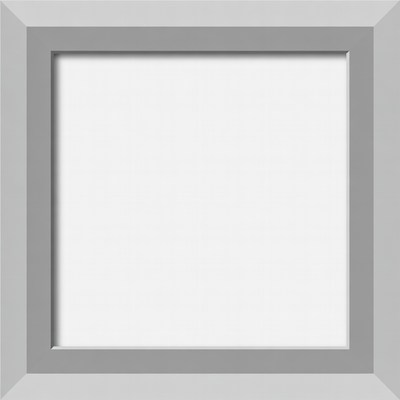 Gray Picture Frame with Blank Center