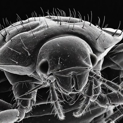 Close-up SEM of spider