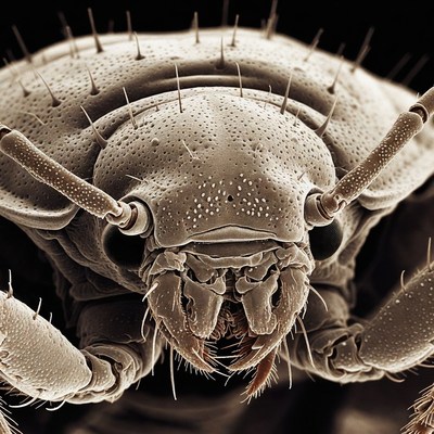 Close-up of woodlouse