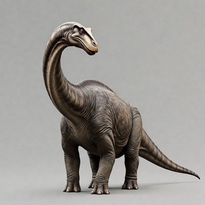 Brontosaurus dinosaur standing