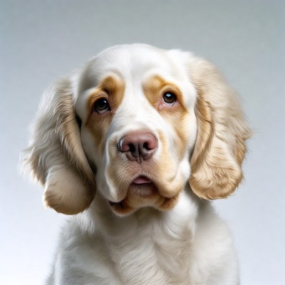 White English Cocker Spaniel puppy