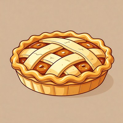 Cherry Pie with Lattice Crust