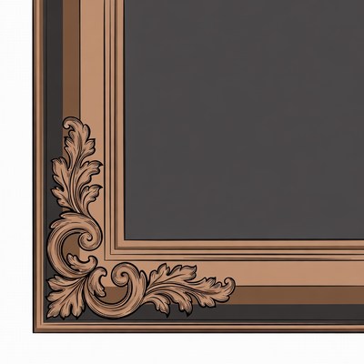 Ornate Golden Picture Frame