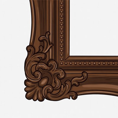 Ornate Wooden Picture Frame