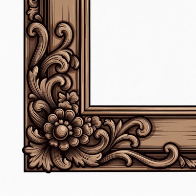 Ornate Wooden Picture Frame