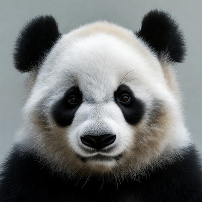 Close-up of cute baby panda