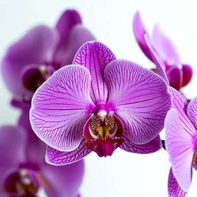 Purple Phalaenopsis Orchid Bloom