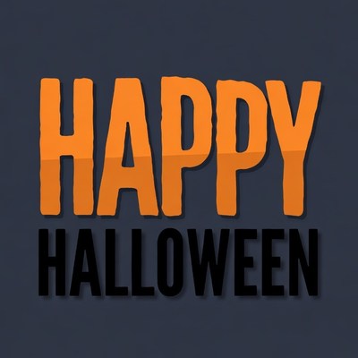 Happy Halloween Text