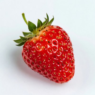 Fresh red strawberry isolated