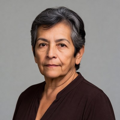 Older Latina woman portrait