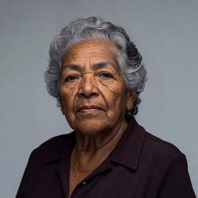 Elderly African-American woman portrait