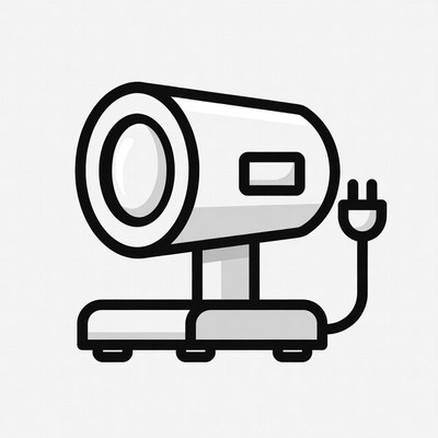 Webcam with Power Cord Icon