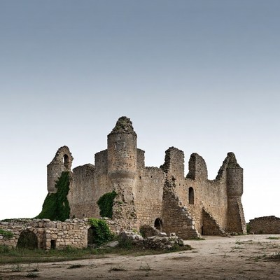 Ancient Stone Castle Ruins